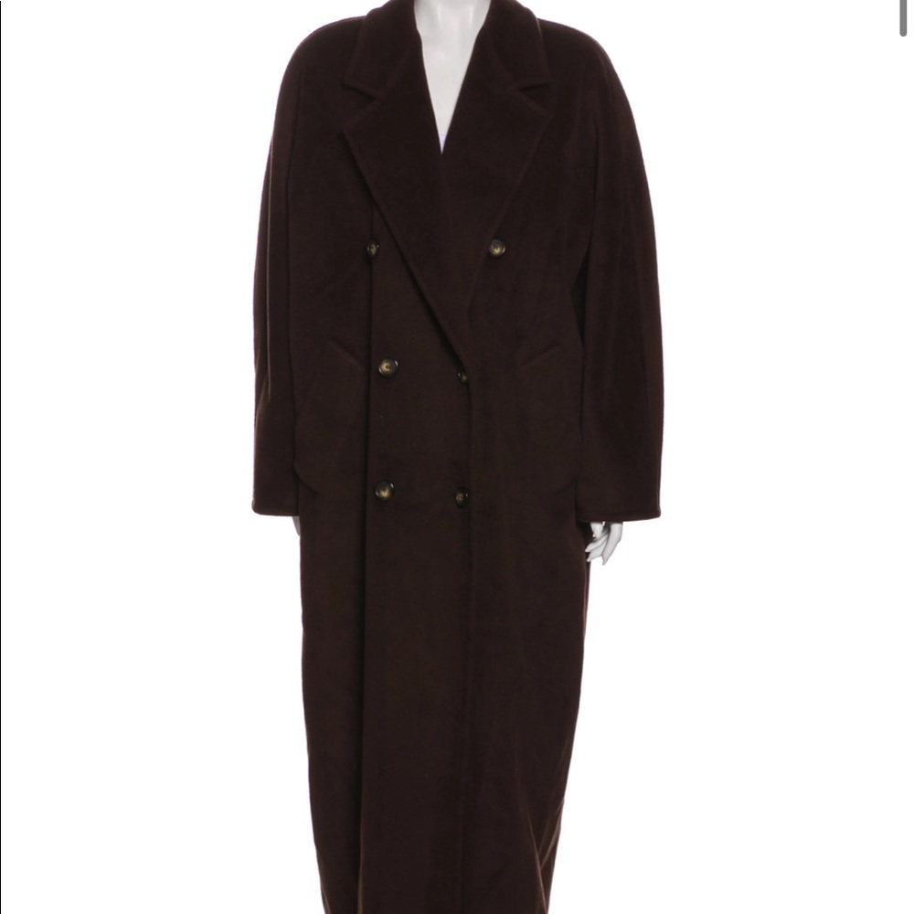 MaxMara Dark Brown Long Coat